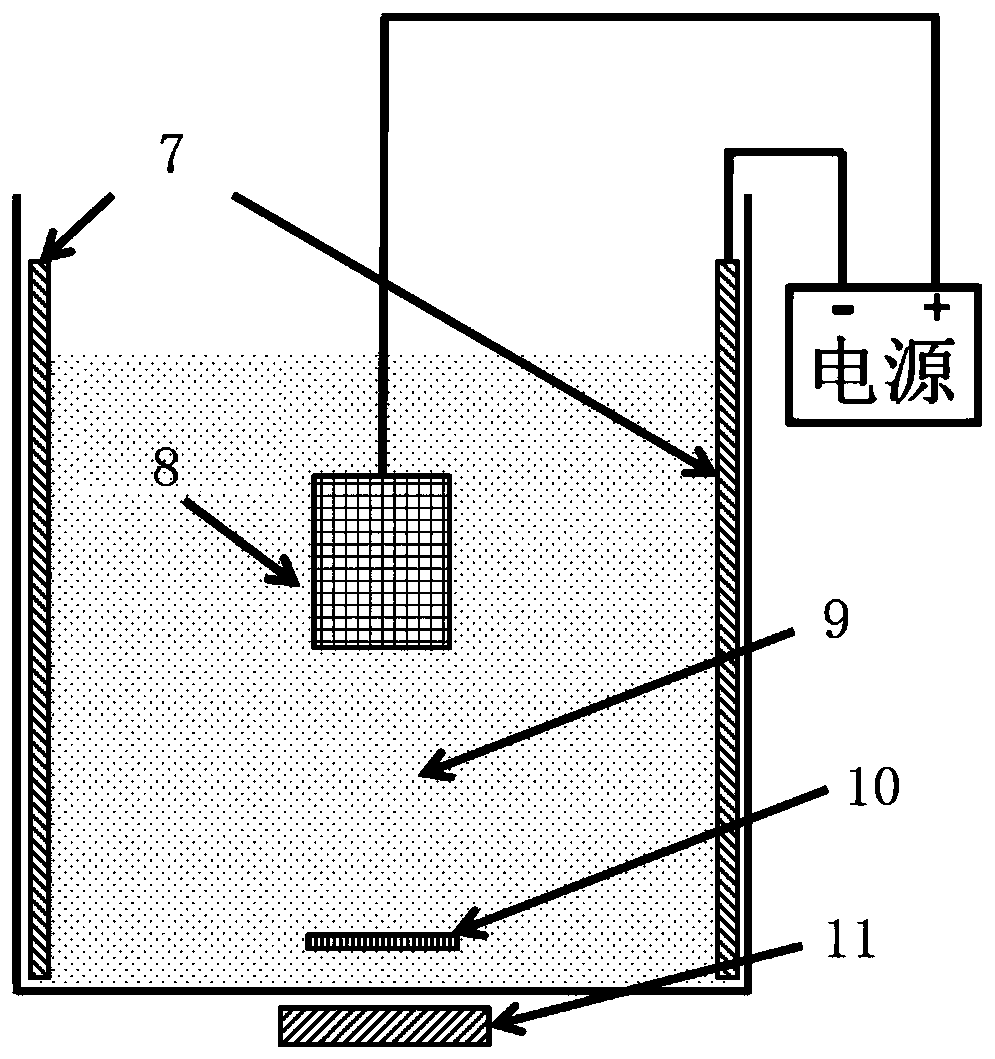 a kind of mnwo  <sub>4</sub> Nanoplate photosensitive field effect transistor and manufacturing method thereof