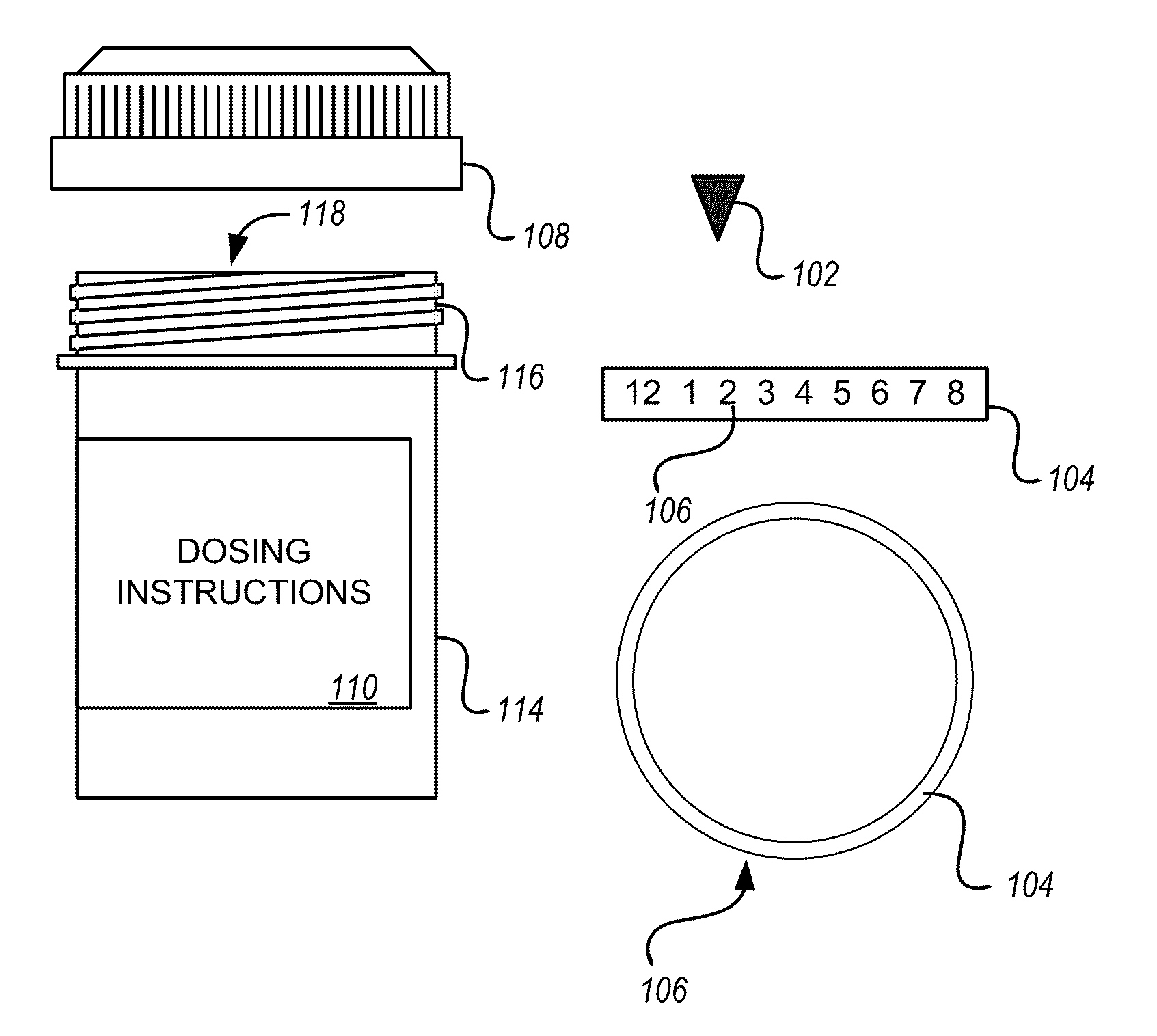 Medication dosage indicator