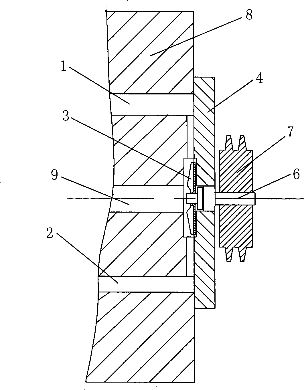 Automobile engine cooling water pump