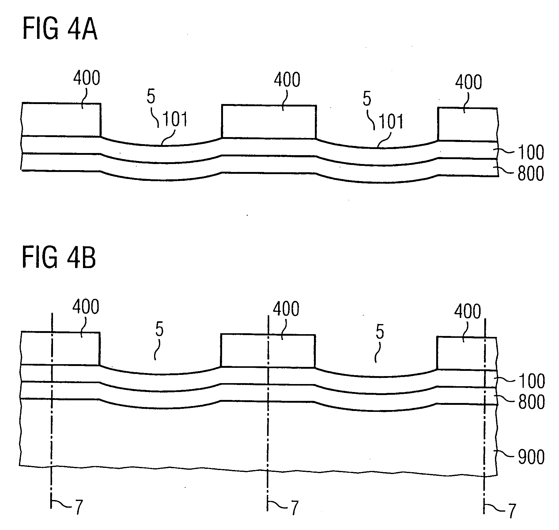 Semiconductor component having a curved mirror and method for producing a semiconductor component having a curved semiconductor body