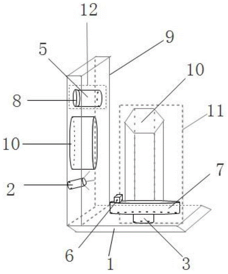 Laser distance measuring sensor