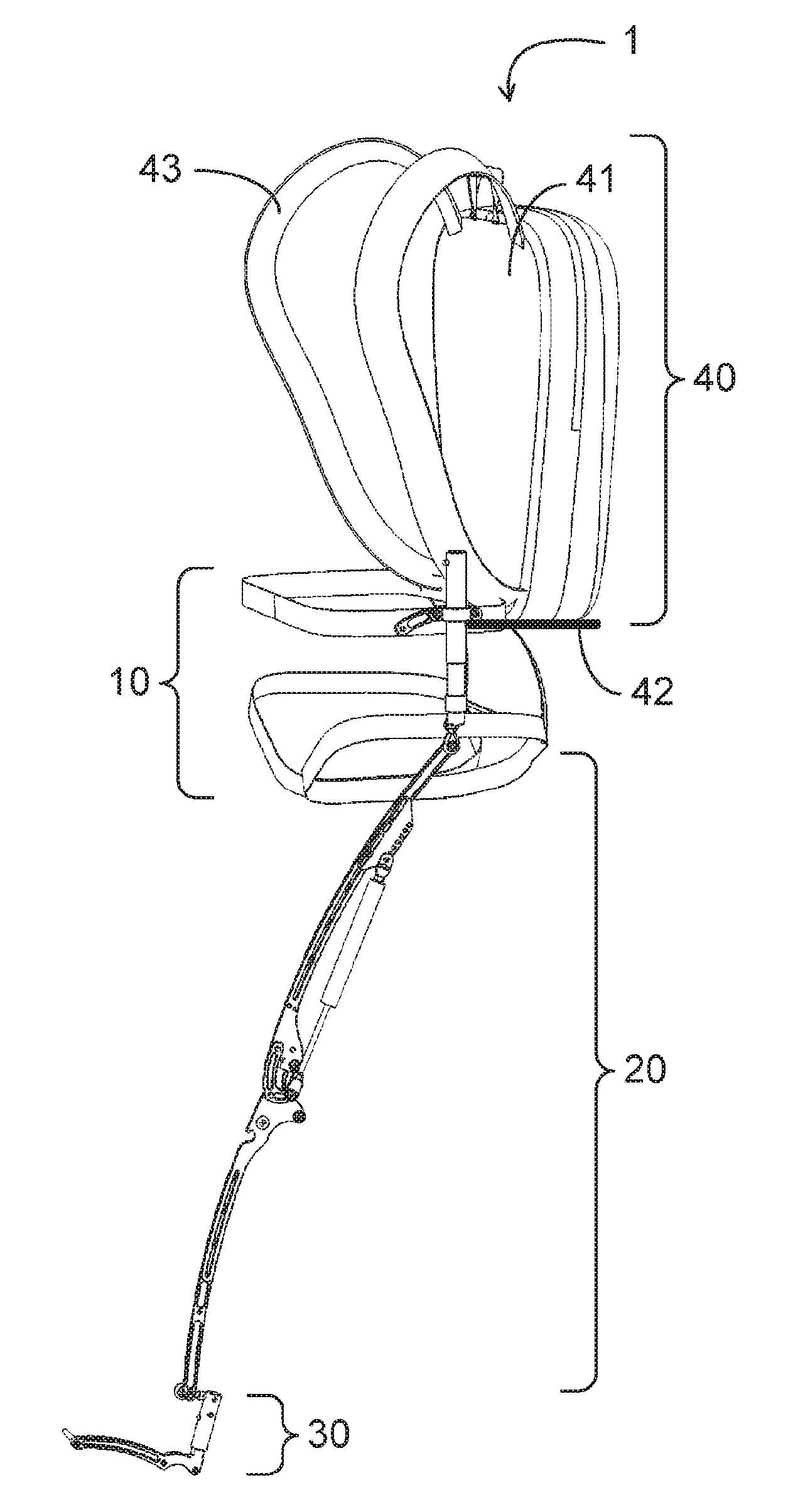 Portable human exoskeleton system