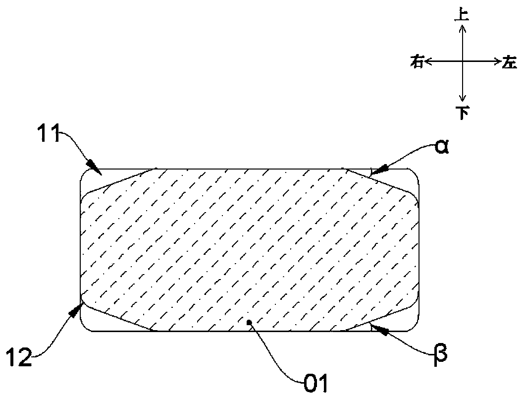 Flat wire continuously-wound linear coil and inductor