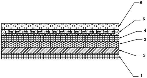 A kind of waterproof and antistatic children's clothing fabric and its production method