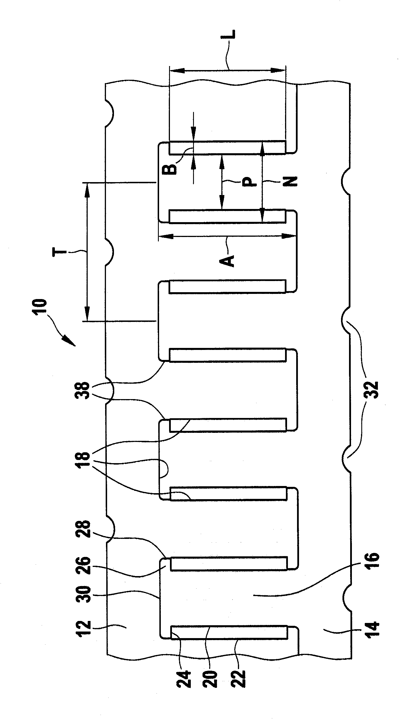 Stator core for an electric machine