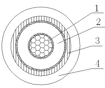 Polyethylene insulated flexible radio-frequency cable