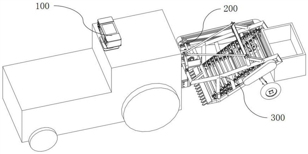 Unmanned water chestnut harvester based on visual navigation