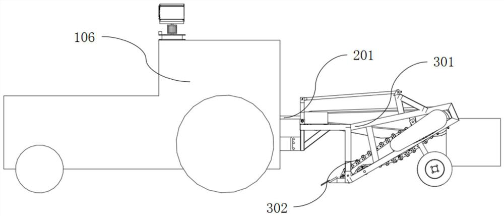 Unmanned water chestnut harvester based on visual navigation