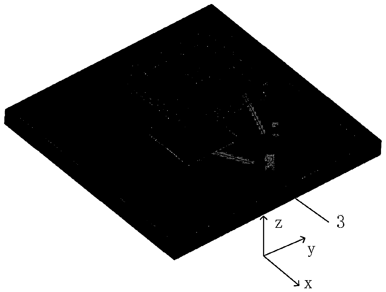 Branch loading and parasitic structure-based base station antenna