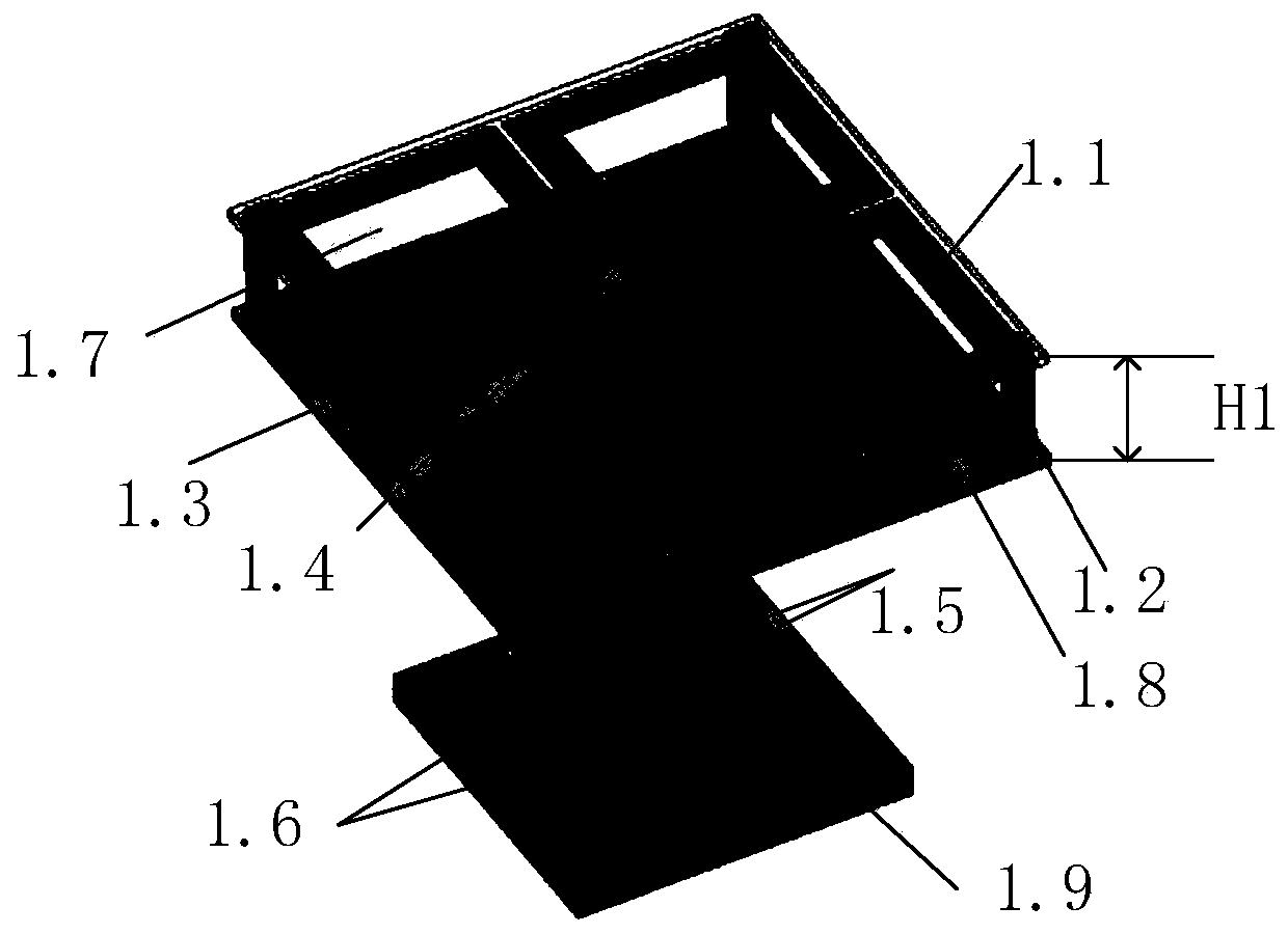 Branch loading and parasitic structure-based base station antenna