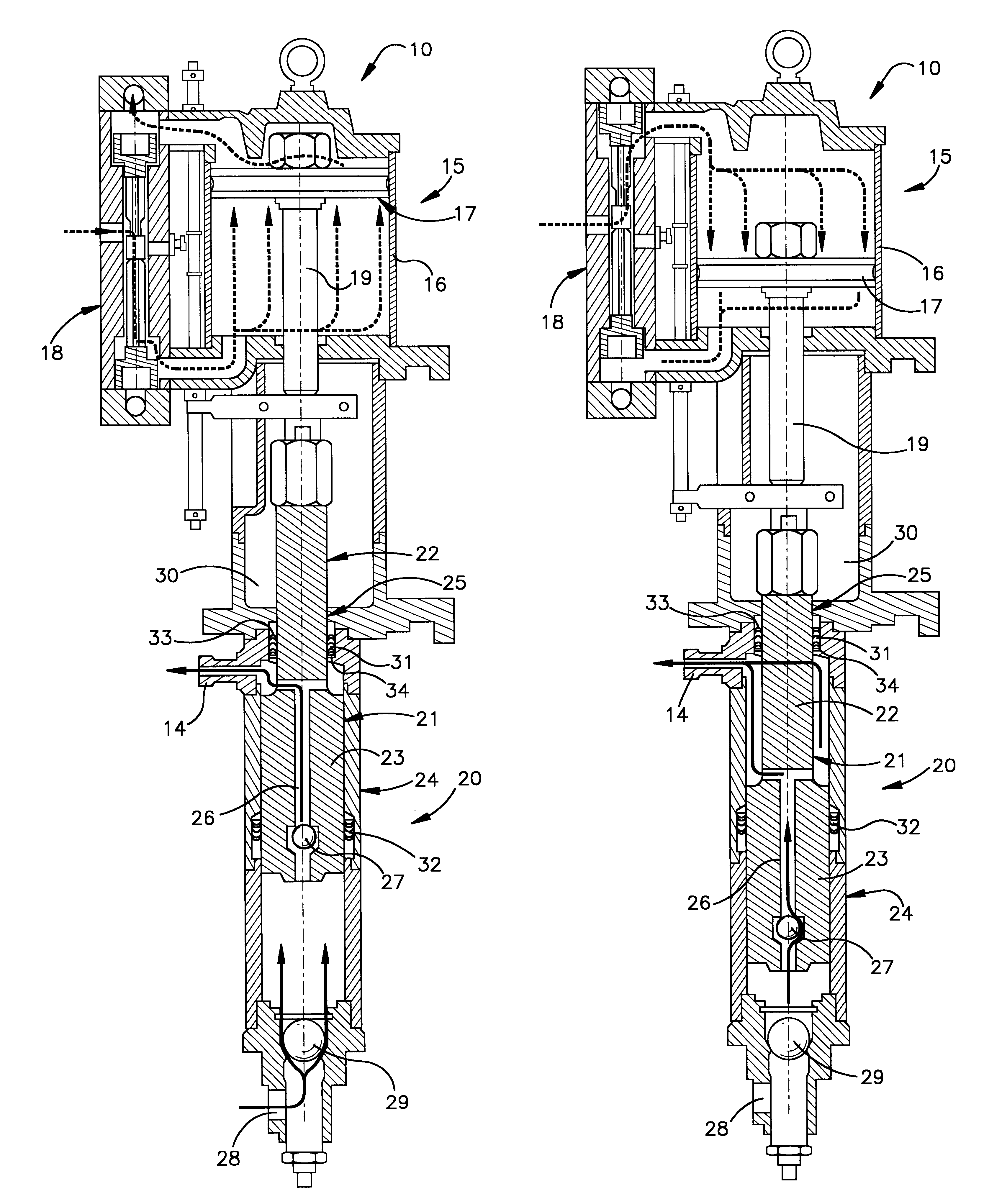 Reciprocating fluid pumps with chromium nitride coated components in contact with non-metallic packing and gasket materials for increased seal life