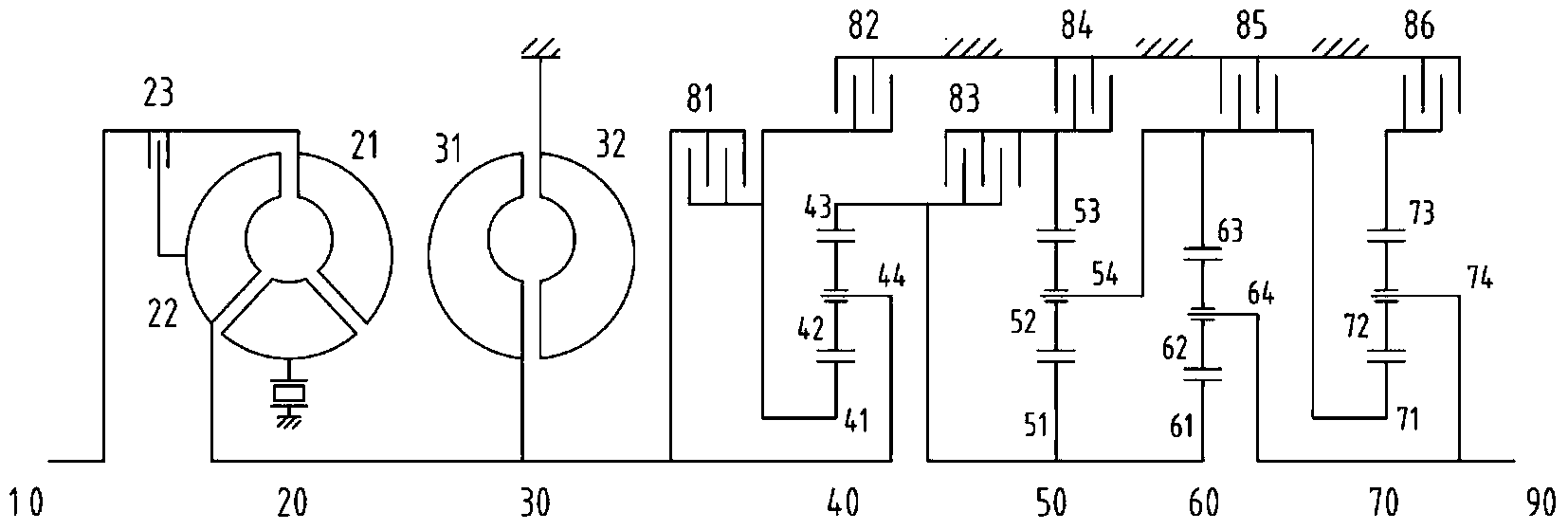 Planetary automatic transmission