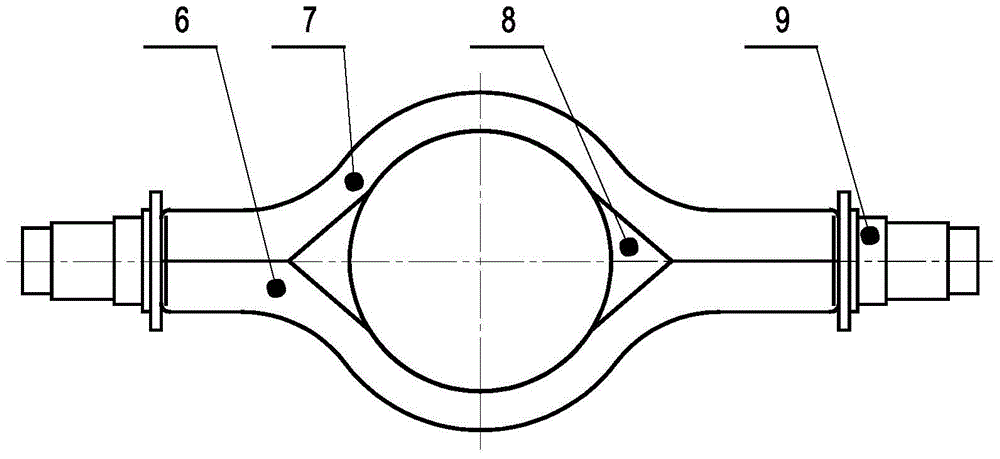 Integral thermal expansion manufacturing method for heavy-duty vehicle drive axle housing