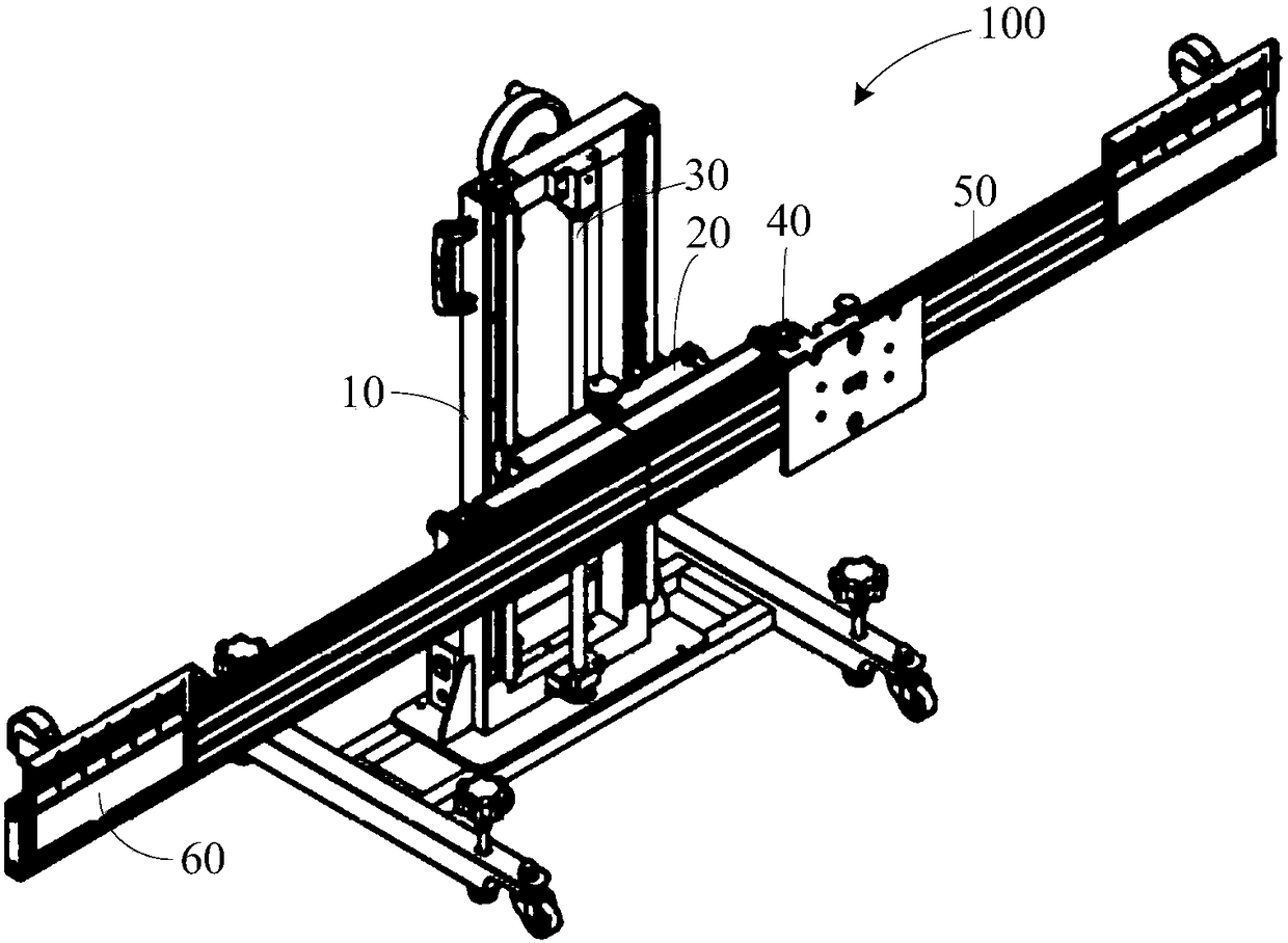 Clamping device and vehicle calibrating equipment