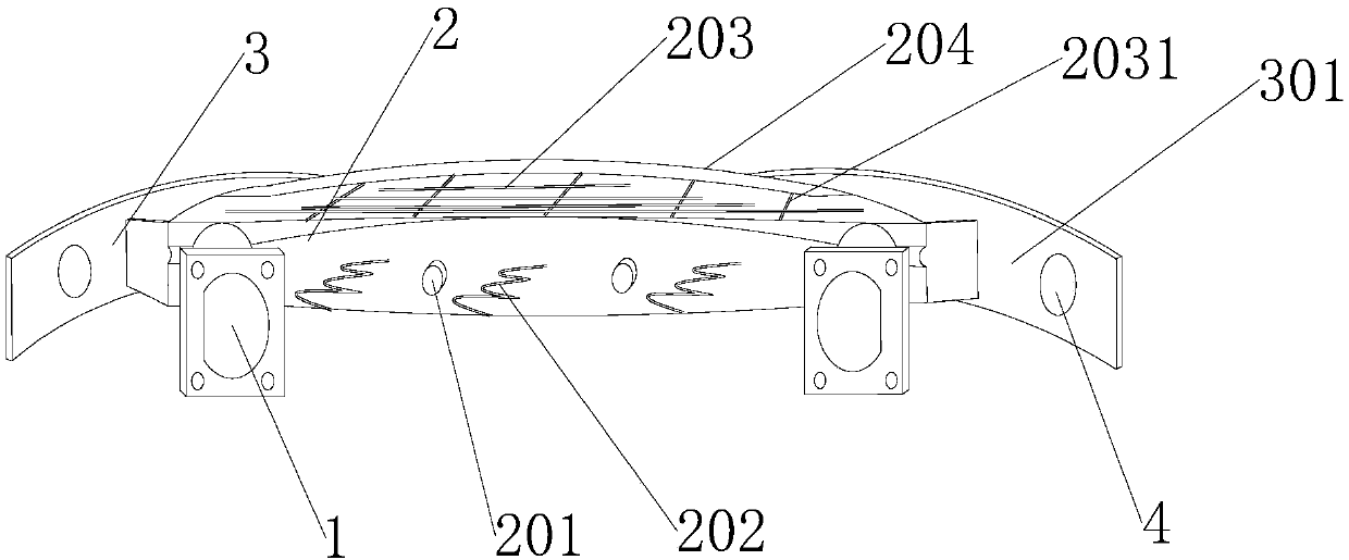 Safe vehicle anti-collision beam assembly