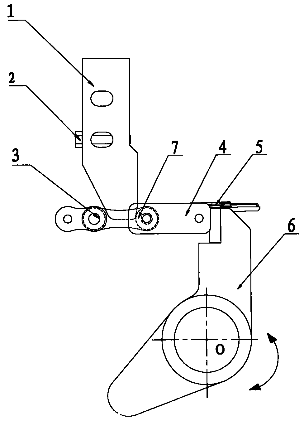 Tooth row positioning device and working method thereof