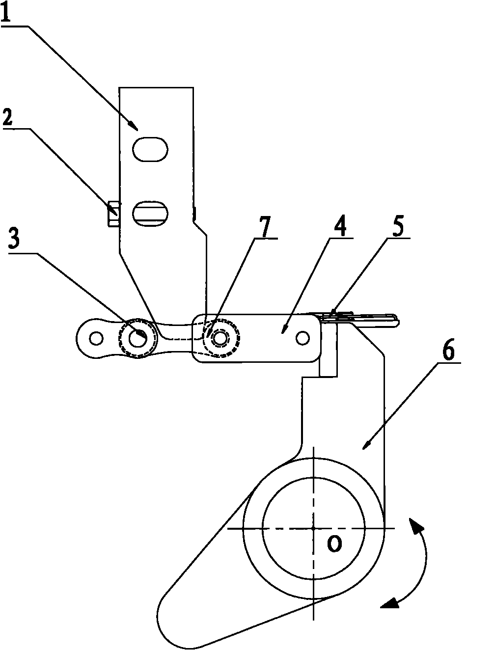 Tooth row positioning device and working method thereof