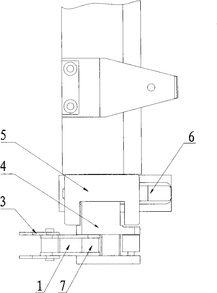 Tooth row positioning device and working method thereof