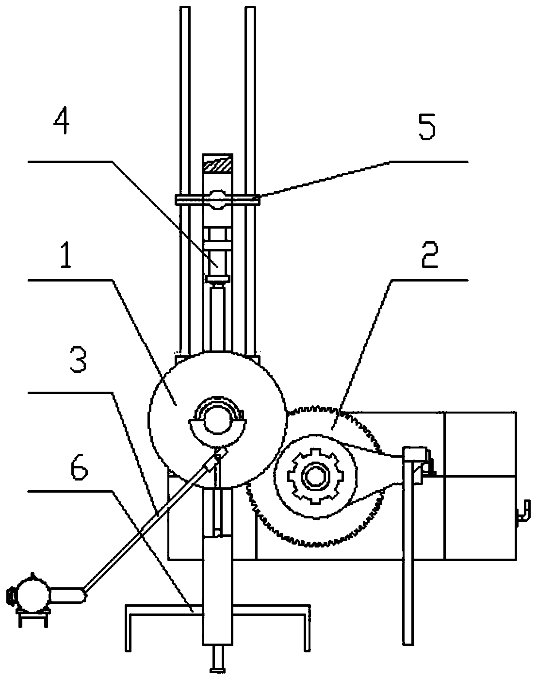 Tire-type quick impact testing machine