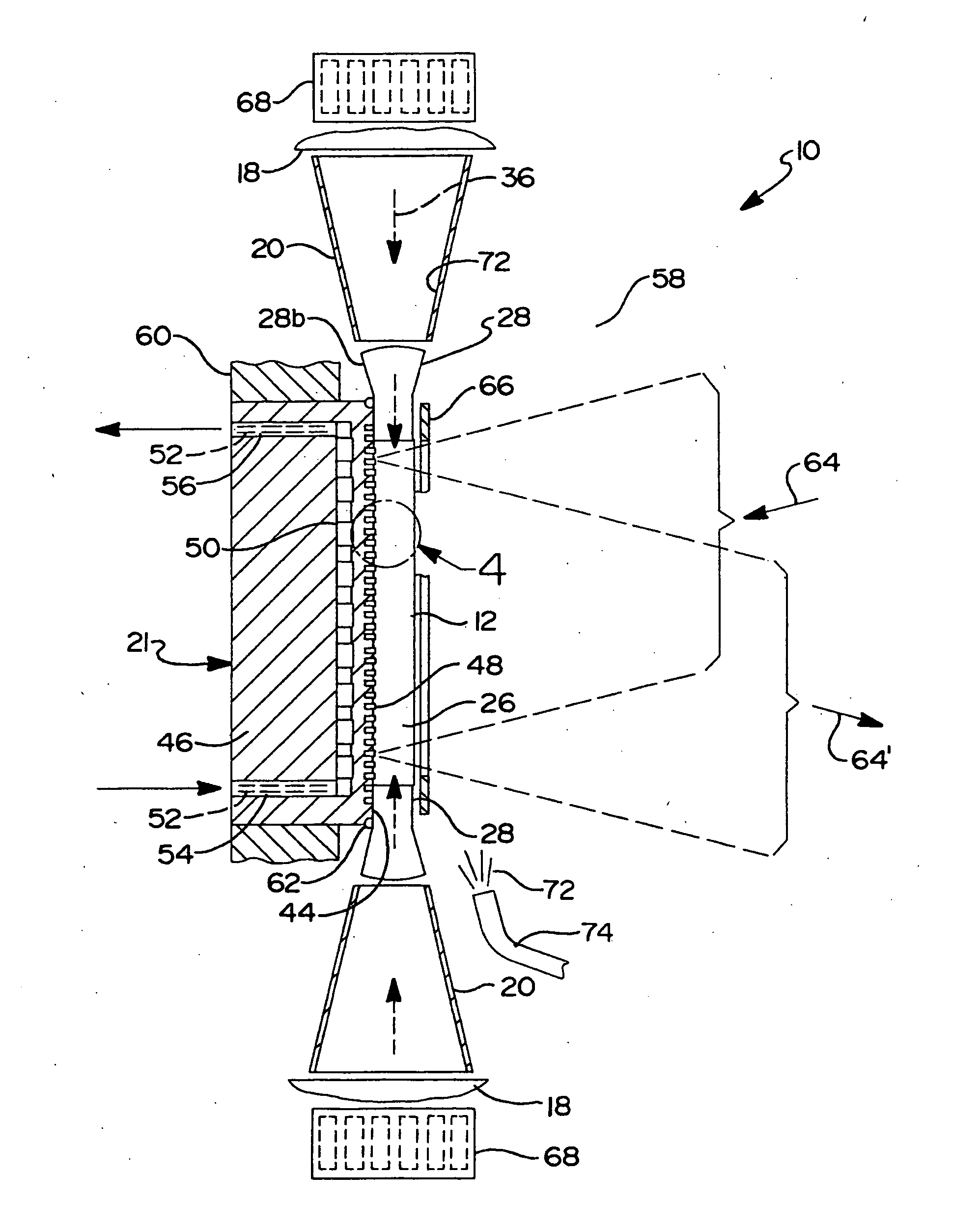 Side-pumped solid-state disk laser for high-average power