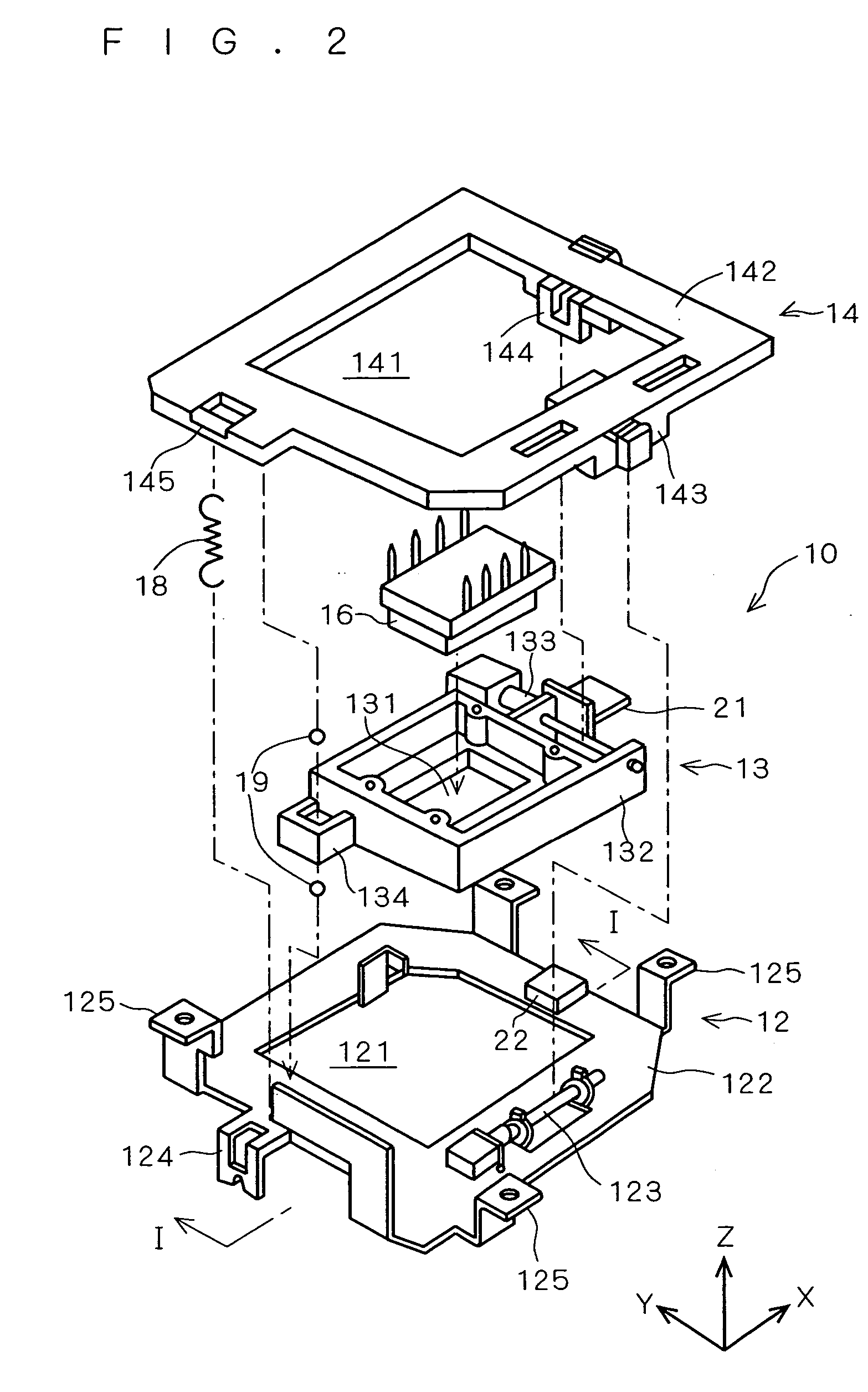 Camera-shake compensation apparatus and position detection apparatus