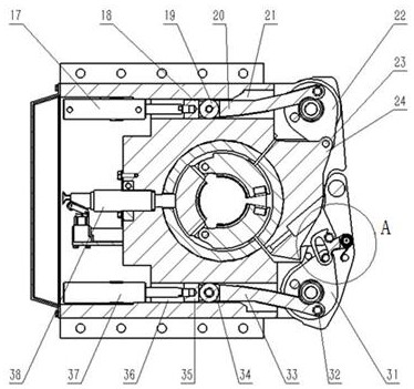 Novel front-opening power slip