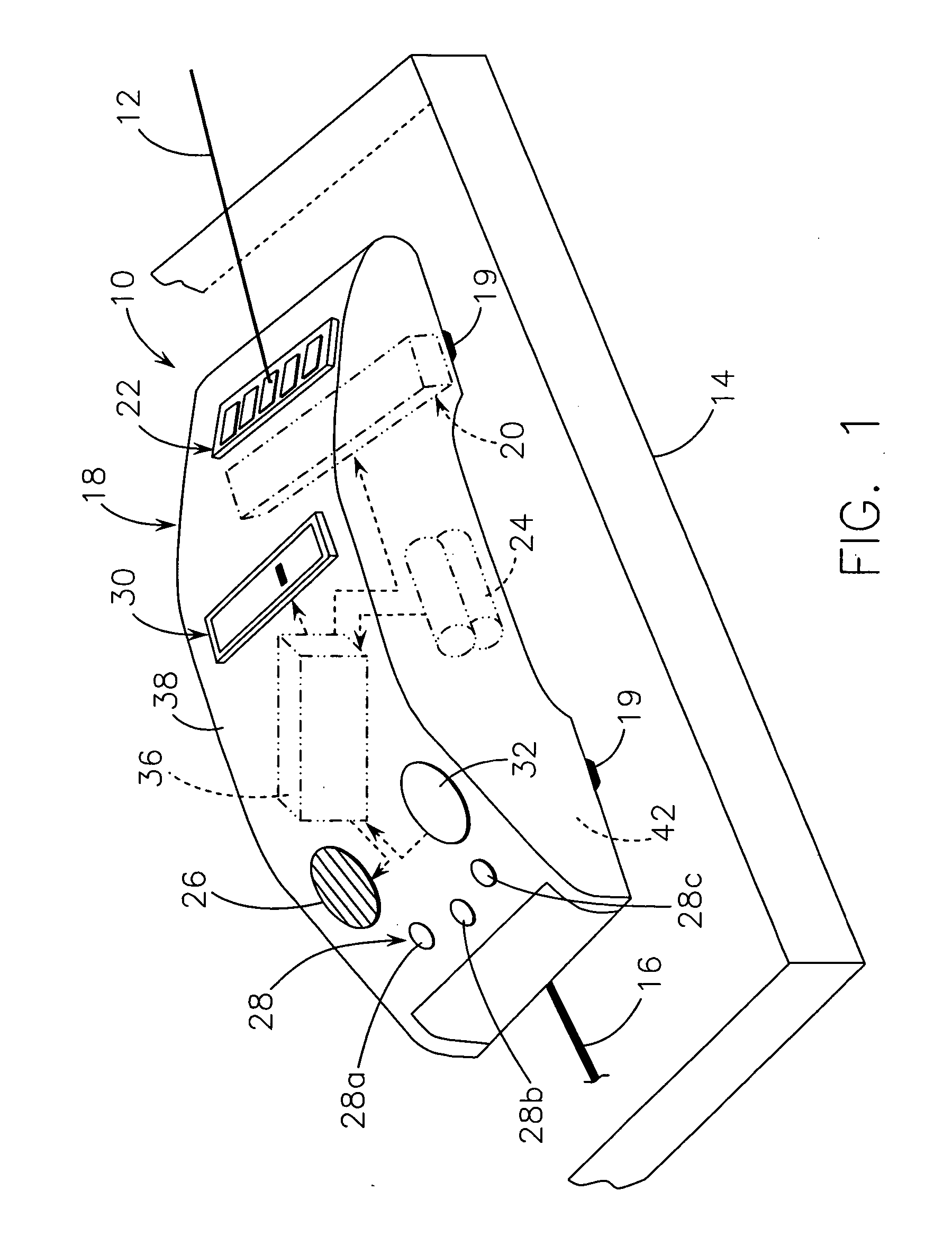 System and method for laser detector with marker