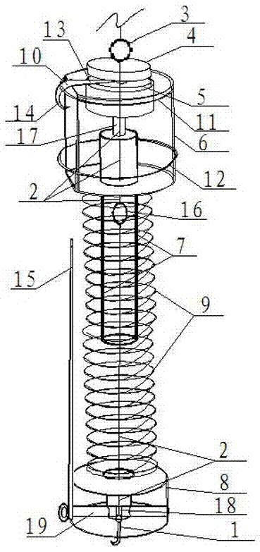 Magnetic triggering automatic fishing machine