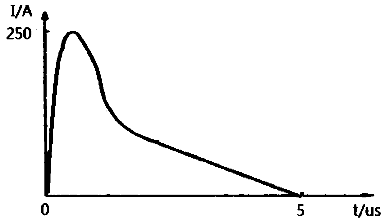 Surge-prevention circuit of network interface