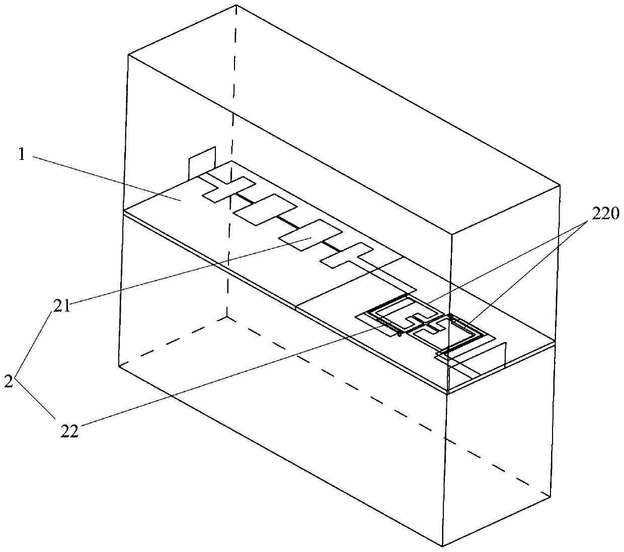 Integrated filter system, antenna system