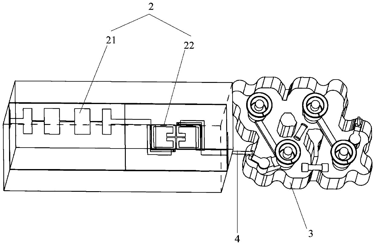 Integrated filter system, antenna system