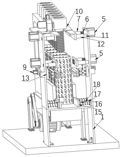 A bolt threading machine