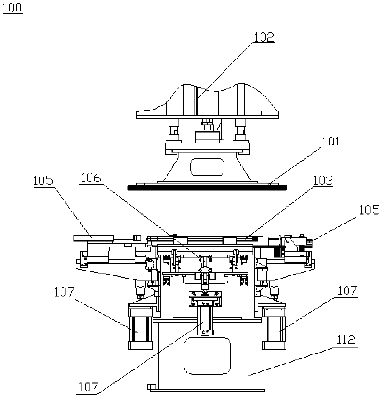 Hemming machine and automatic hemming system with the hemming machine