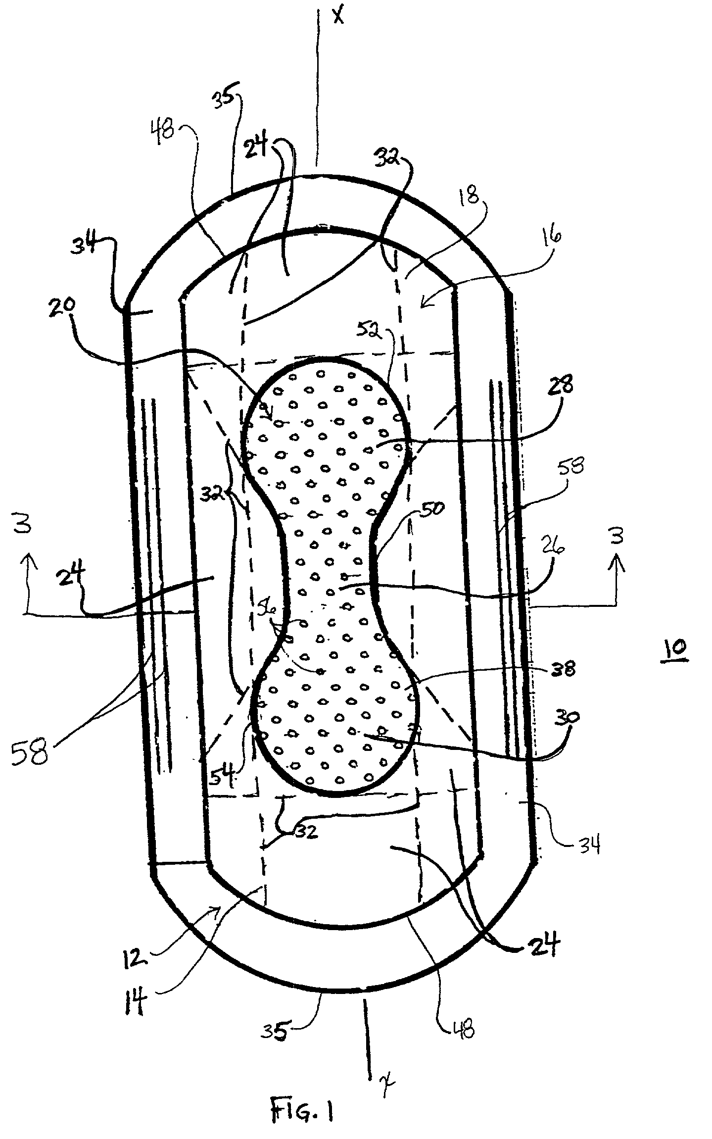 Multiple layer absorbent article