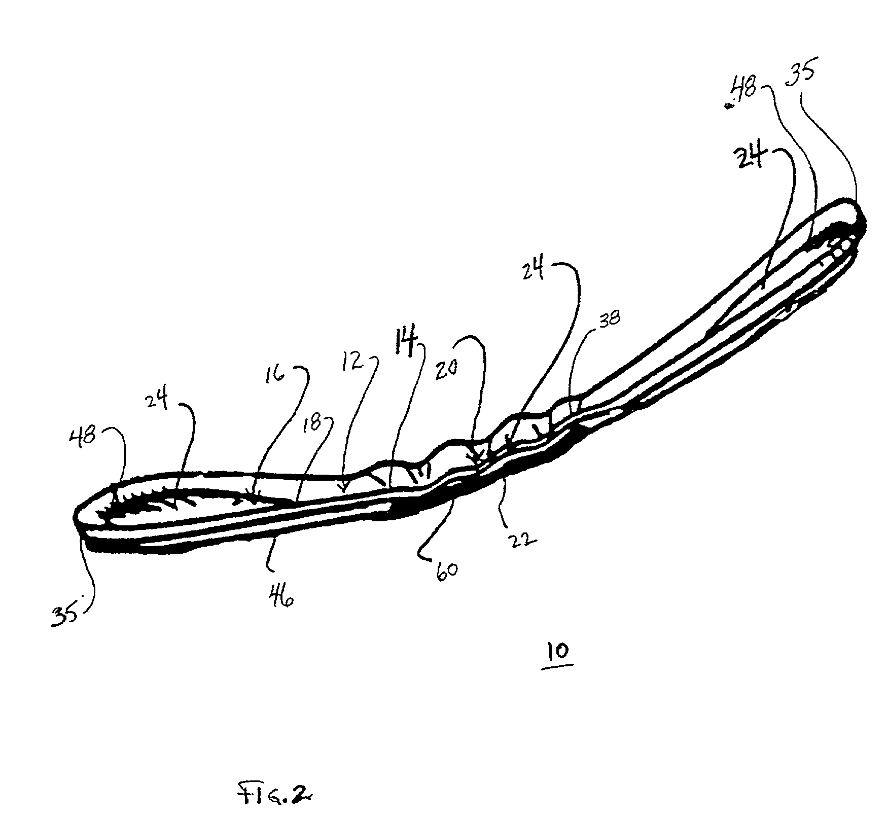 Multiple layer absorbent article