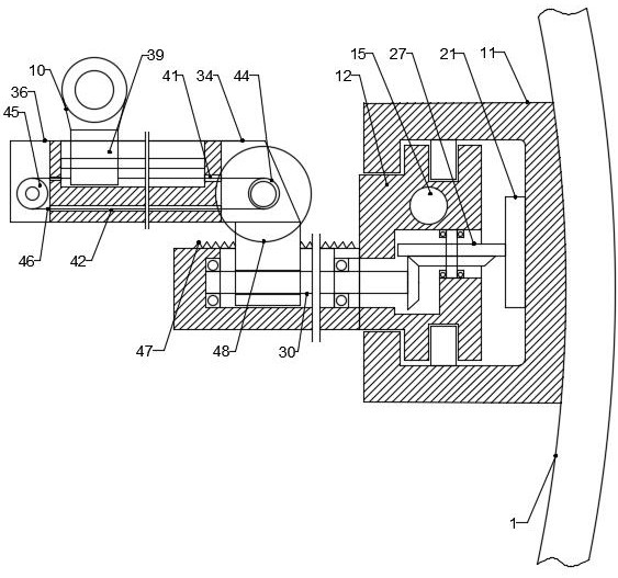 Preparation method of egg yolk supernatant powder and protein extraction device thereof