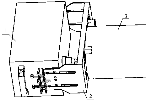 A shaft end surface printing mechanism and its use method