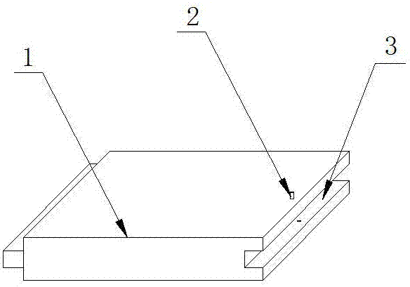 Colored crystal panel with connecting function