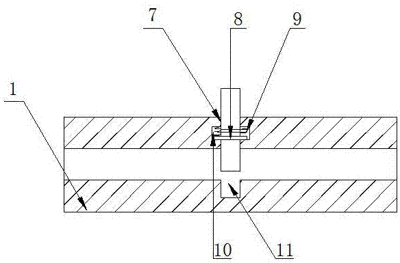 Colored crystal panel with connecting function