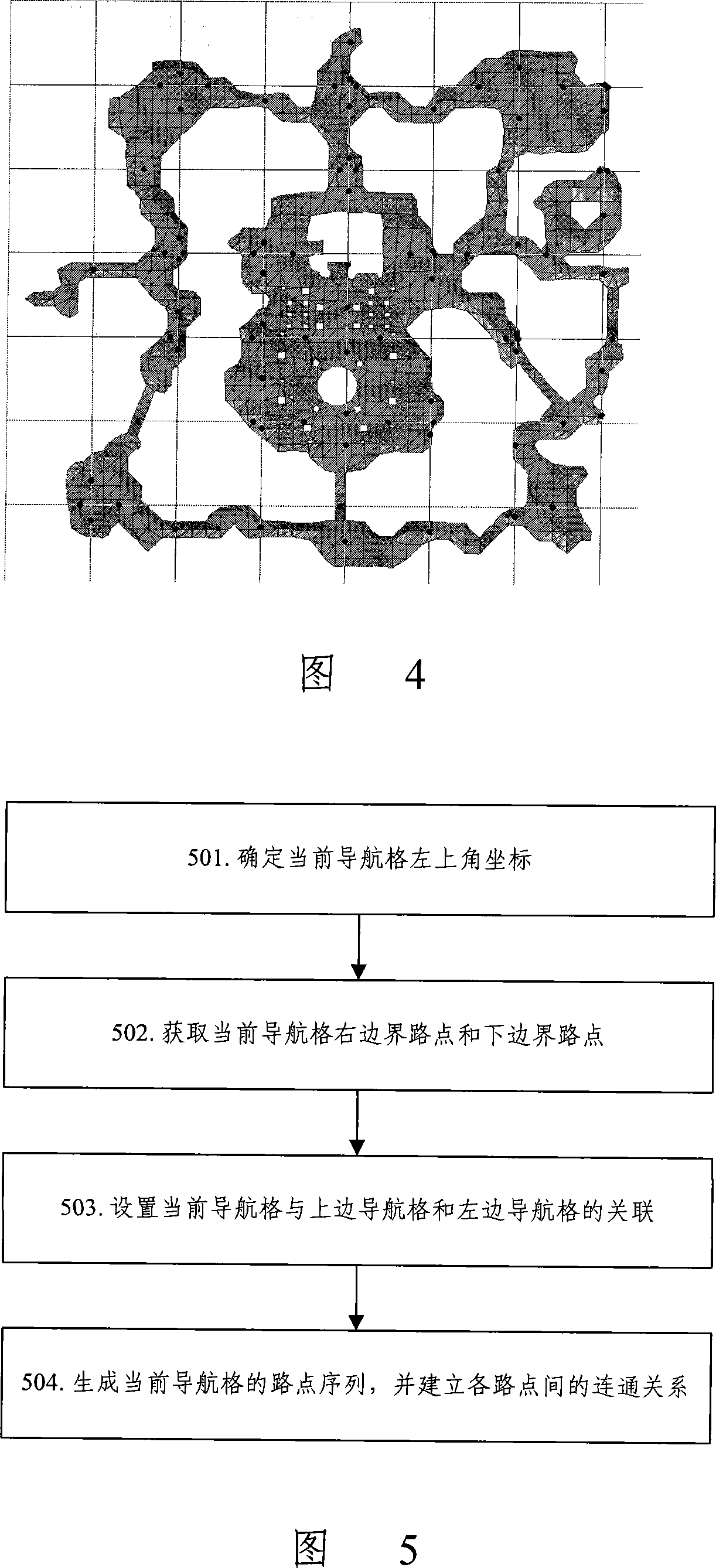 Map road-seeking method and system