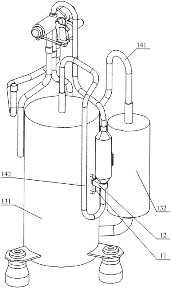 Refrigeration equipment and compressor assembly thereof