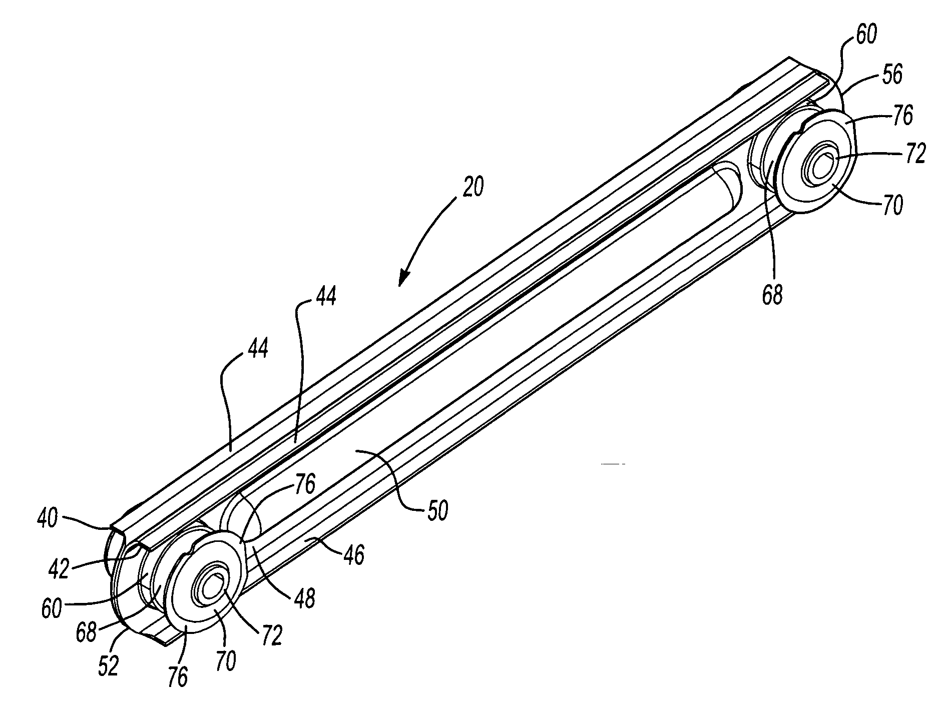 Control arm for a vehicle suspension and method of making same