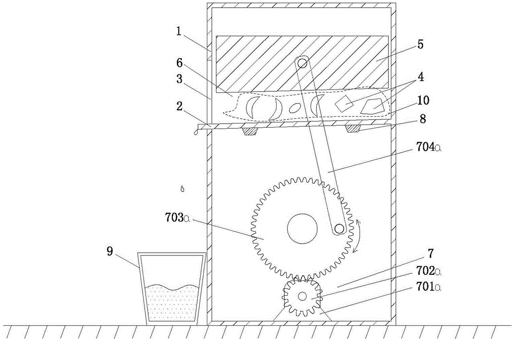 Squeezing type juicer