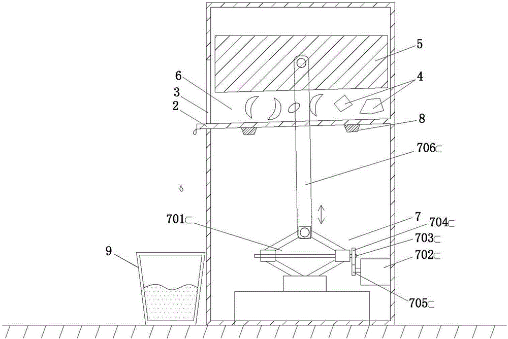 Squeezing type juicer