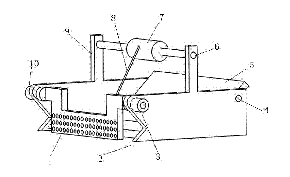 Deep sea manganese ore collection mechanism