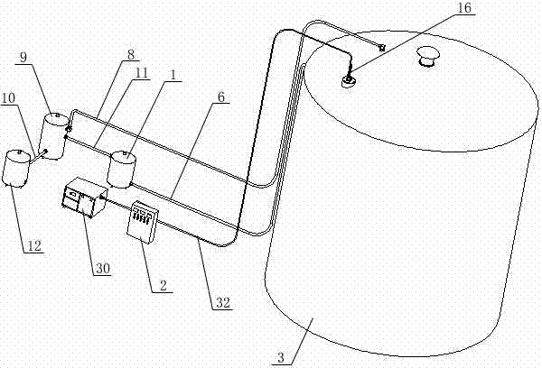 Oil product storage tank safety protection device and protection method