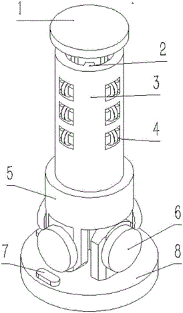 Novel metal rubber material pressing mould