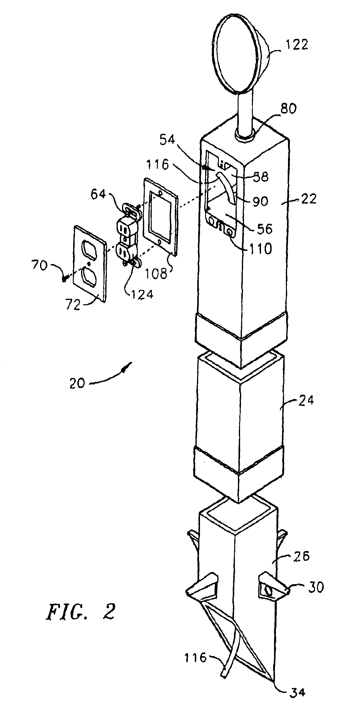 Garden post with improved plastic tube joint