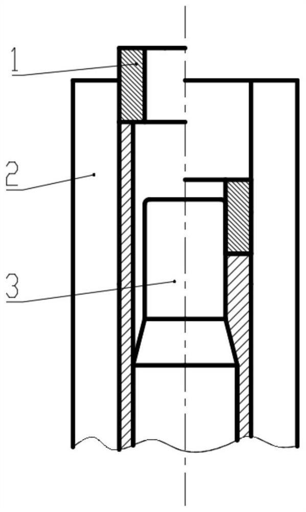 Forging forming method and die for unequal-thickness hollow part plate