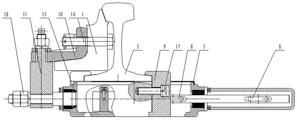 Real-time monitoring close-fitting checker for railway turnout switch rail or point rail state